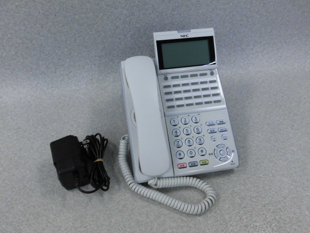 714円 【60％OFF】 送料無料g08377 電話機 NEC Aspire Dterm85 16ボタン漢字表示付TEL DTR-16K-1D WH ジャンク 2台セット