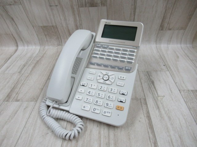 NTT ア15933※未使用品 NTT ZX-(24)IPTEL-(1)(W) 24ボタンIP電話機 20年製 - ビジネスフォン